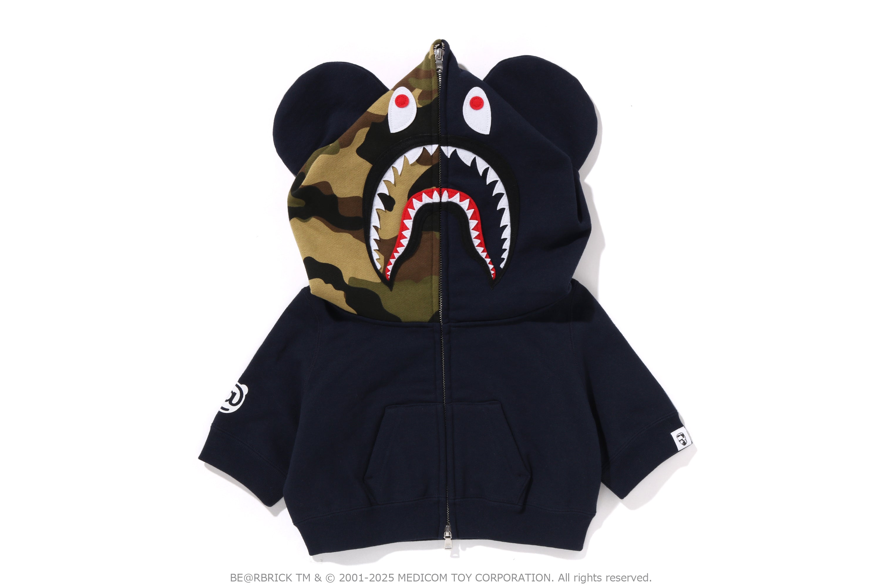 SHARK HOODIE BE@RBRICK 1000% – eu.bape.com