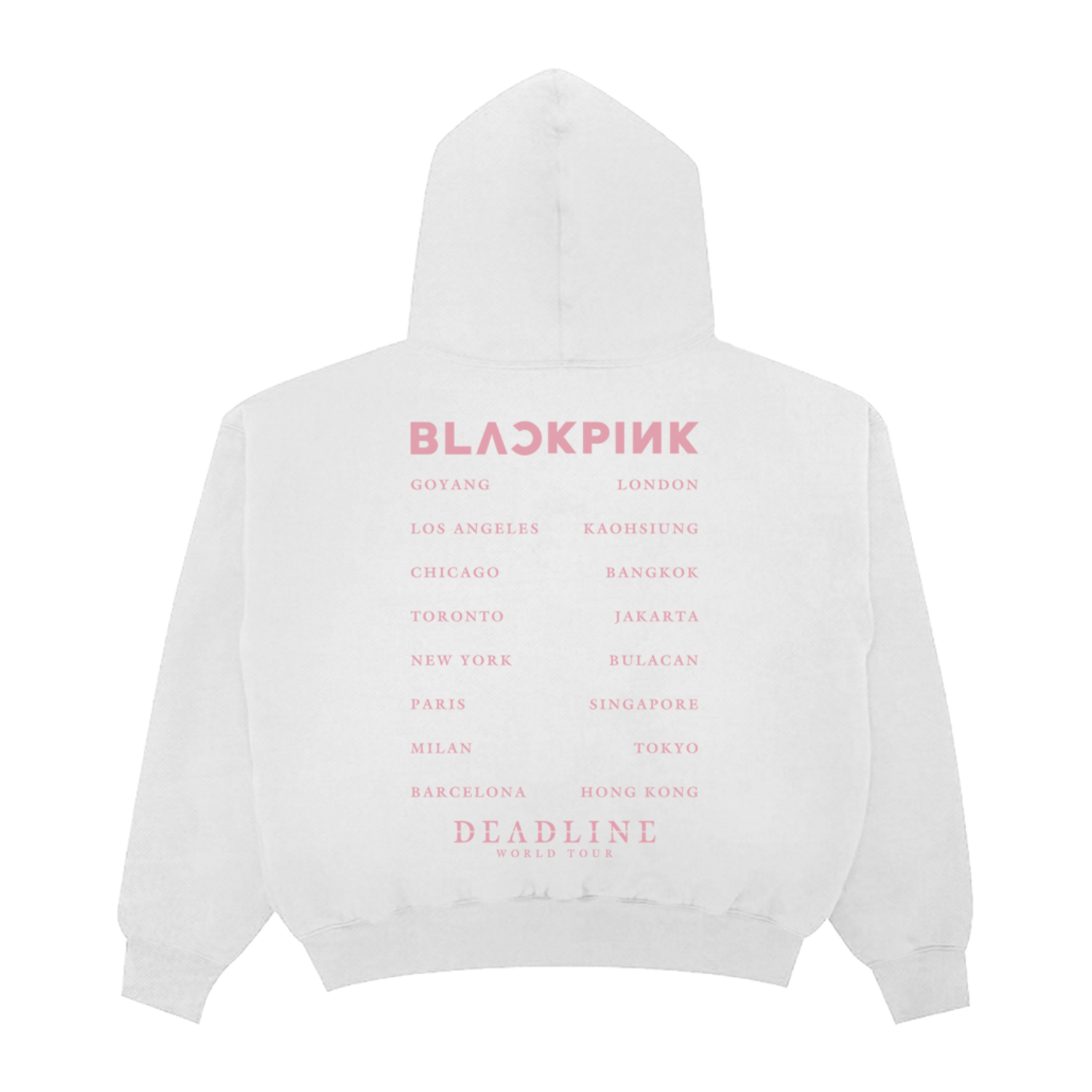 BLACKPINK Foil Zip Hoodie White – BLACKPINK OFFICIAL STORE (EU)