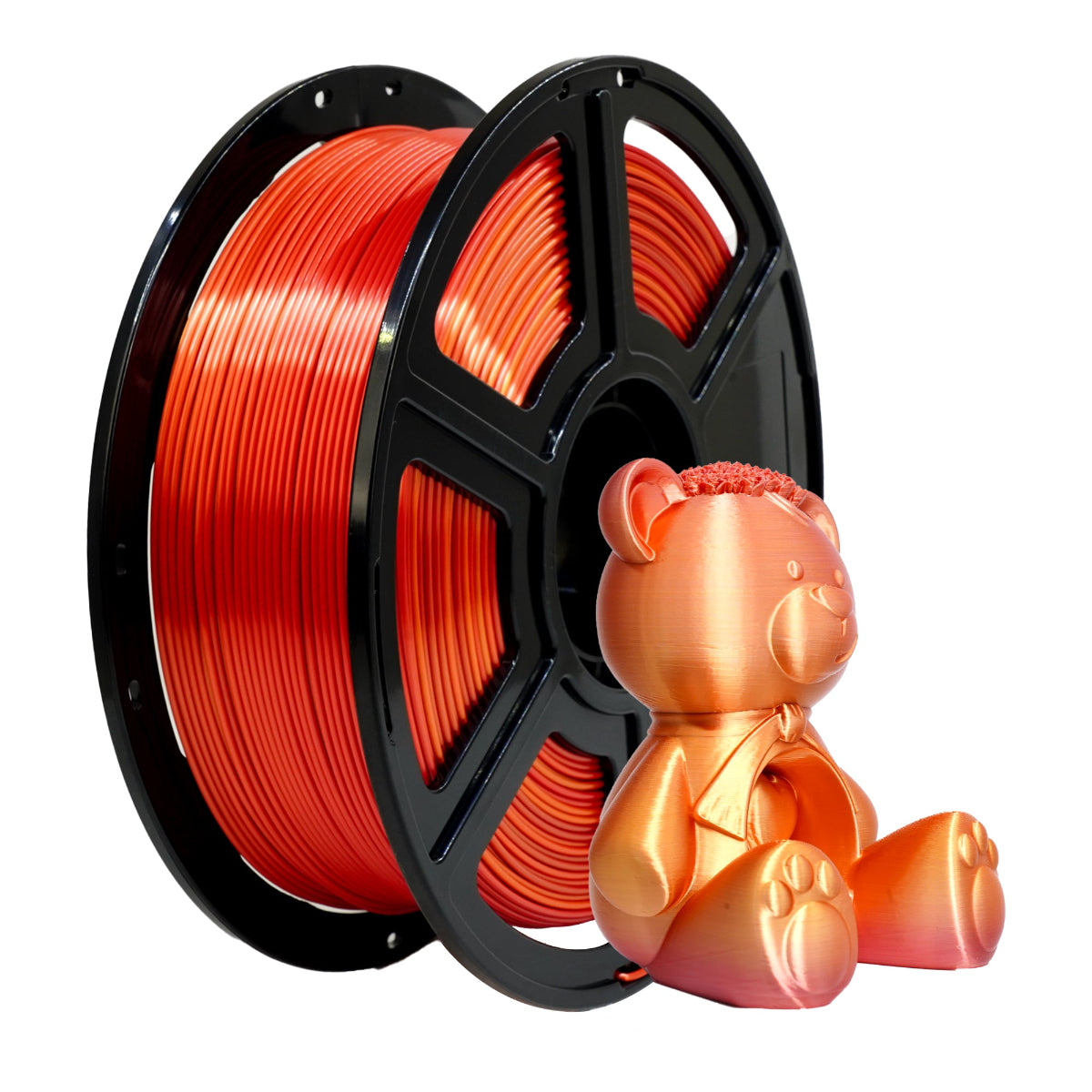 Flashforge PLA Silk+ Rainbow Filament
