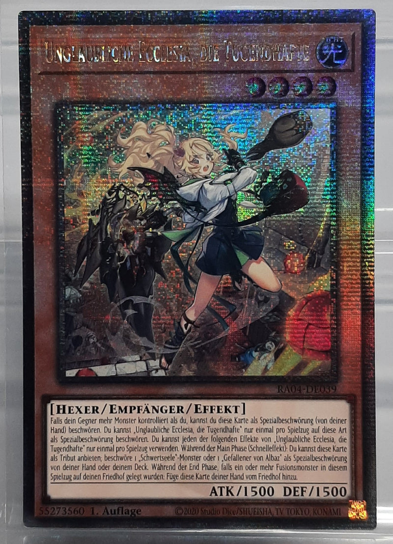 白の聖女エクレシア 25thシークレット 遊戯王 白の聖女 エクレシア 白