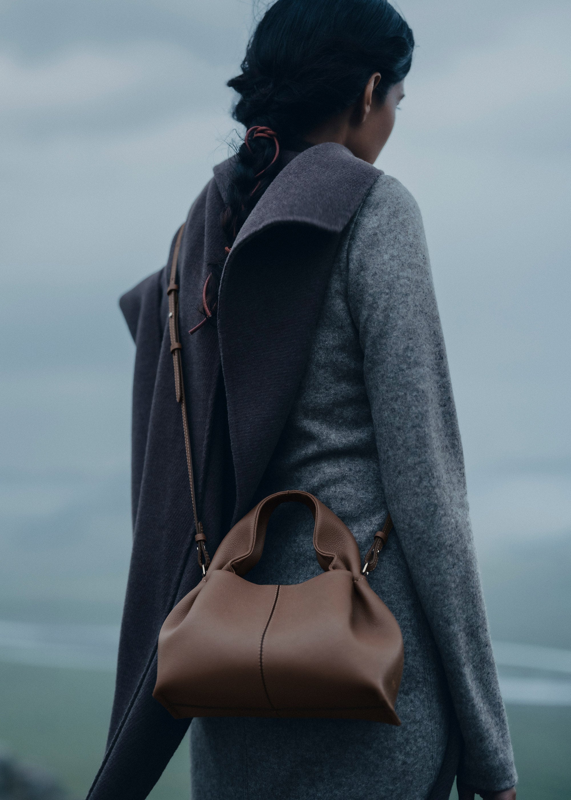 Polène | Bag - Numéro Neuf Mini - Textured Root – Polène EU