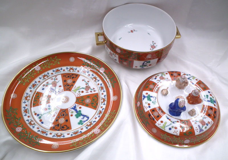 ユーロクラシクス｜ヘレンド シノワズリ（東洋趣味） トレイ ボックス