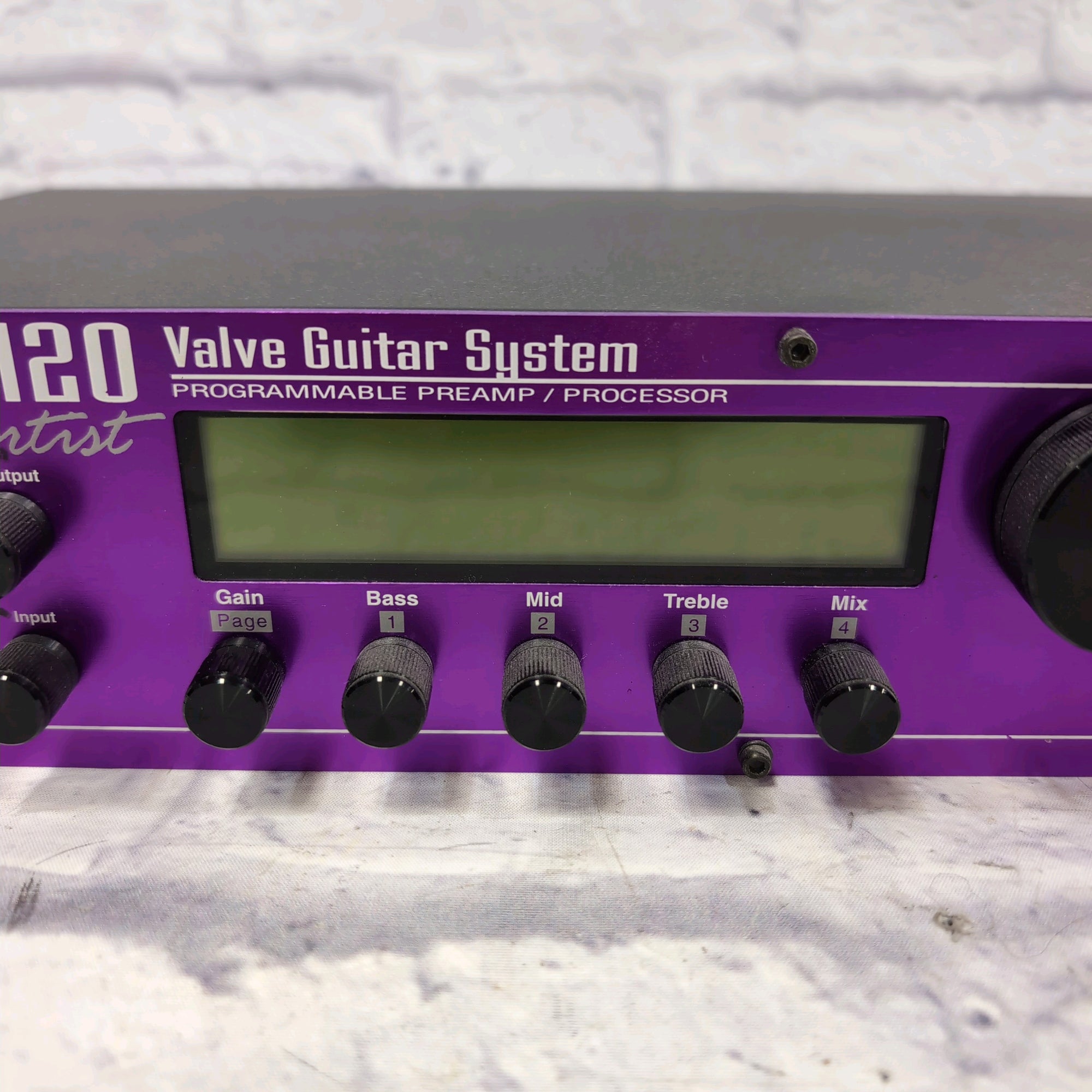 Digitech 2120 Artist Valve Guitar System VGS Rack Multi Effect