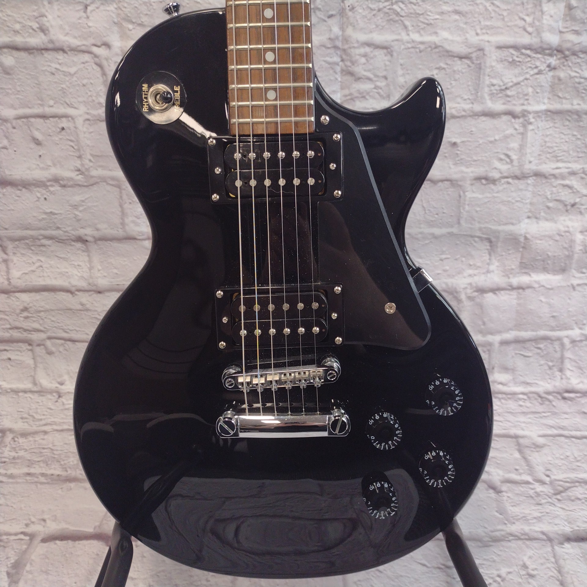 Epiphone Les Paul Studio Black Electric Guitar - Evolution Music