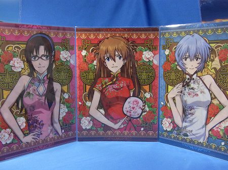 エヴァグッズ No.242～244 上海EVANGELION EXPO レイ＆アスカ＆マリ