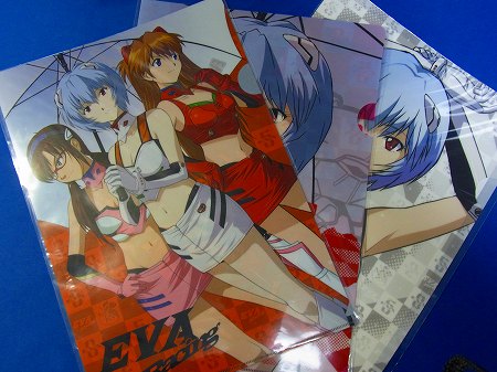 エヴァグッズ No.297～299 レイ・アスカ・マリのレースクイーン