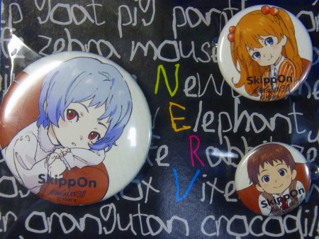 レア エヴァ エヴァンゲリオン せきやゆりえ ミニ缶バッジ アスカ 式波