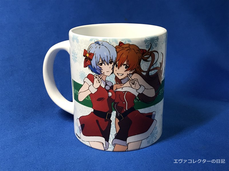 エヴァグッズ No.1220 クリスマスイラスト:レイ＆アスカ マグカップ