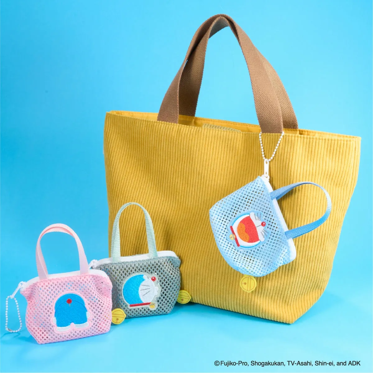 アイアップ公式通販】ドラえもん メッシュ ミニチュアバッグボール