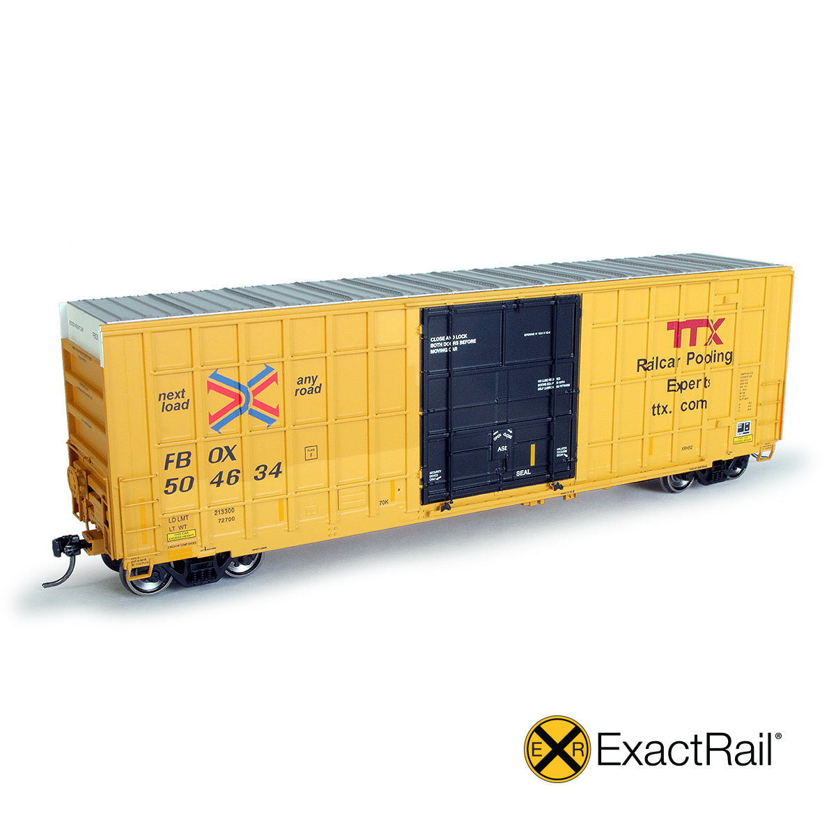 Boxcar TTX Trinity Forward Thinking FBOX HO | ExactRail