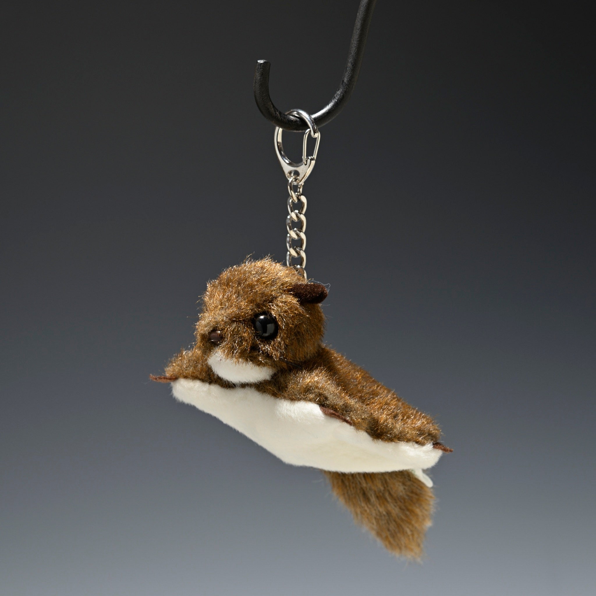 たけのこ TAKENOKO ぬいぐるみ モモンガ キーホルダー 茶 58031