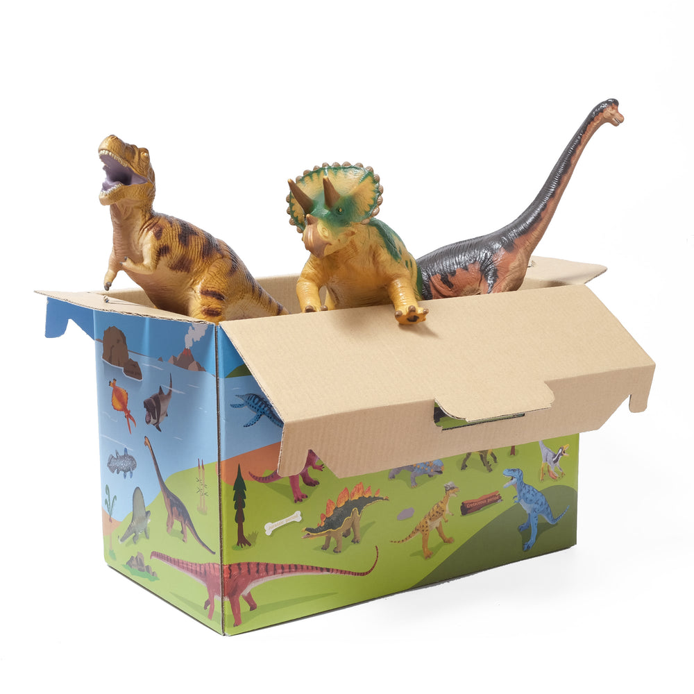 Favorite｜ビニールモデル 人気恐竜3体セット｜愛嬌とリアルな雰囲気が