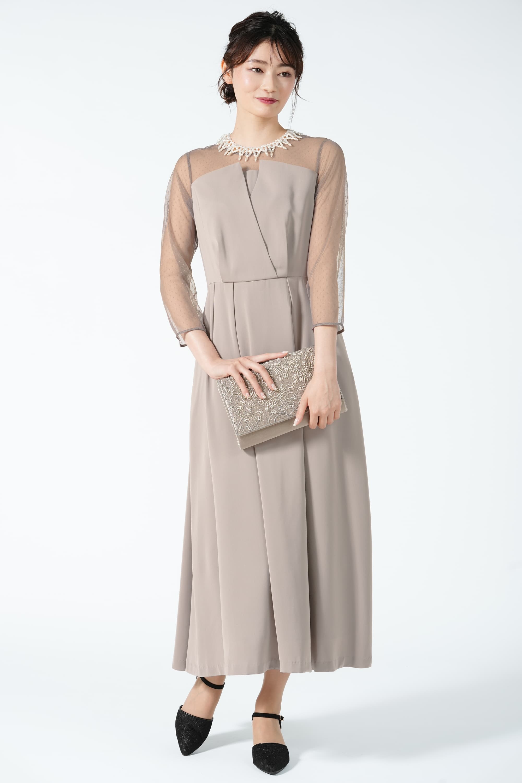 再販☆グレージュドット×ミルク☆ シンプル リバーシブル スタイㅤㅤㅤ