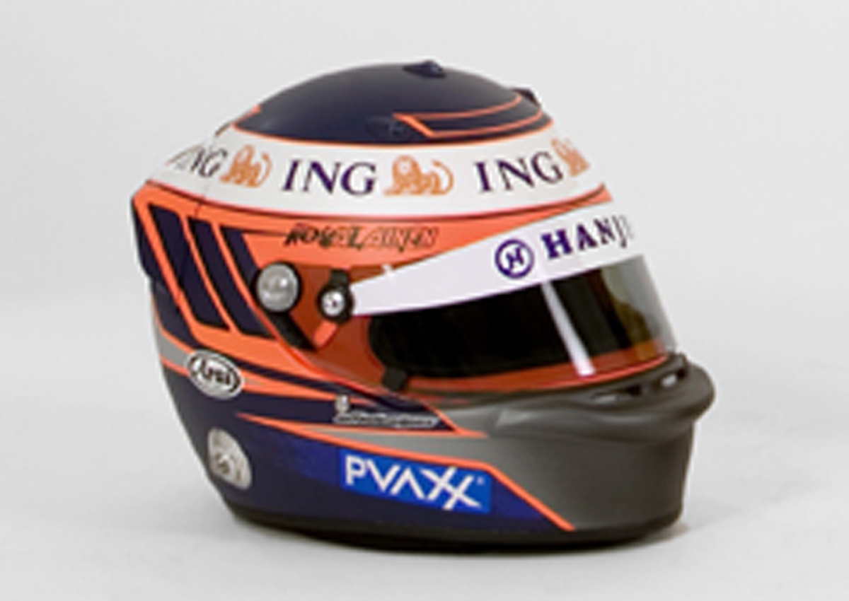 ヘイキ・コバライネン ヘルメット （2008年） 【 F1-Gate .com 】