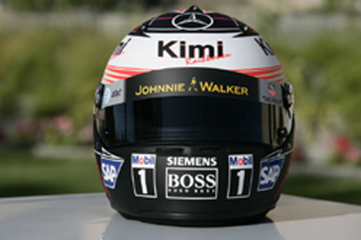 キミ・ライコネン ヘルメット （2008年） 【 F1-Gate .com 】