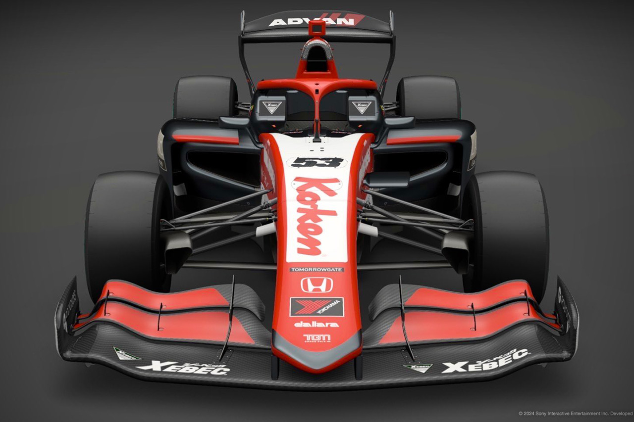 野田樹潤（Juju） スーパーフォーミュラ参戦マシンのカラーリングを