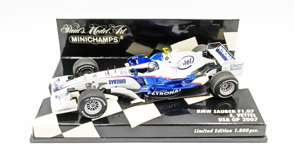 BMWザウバー F1.07 S.ベッテル アメリカGP | F1ミニカーあれこれ