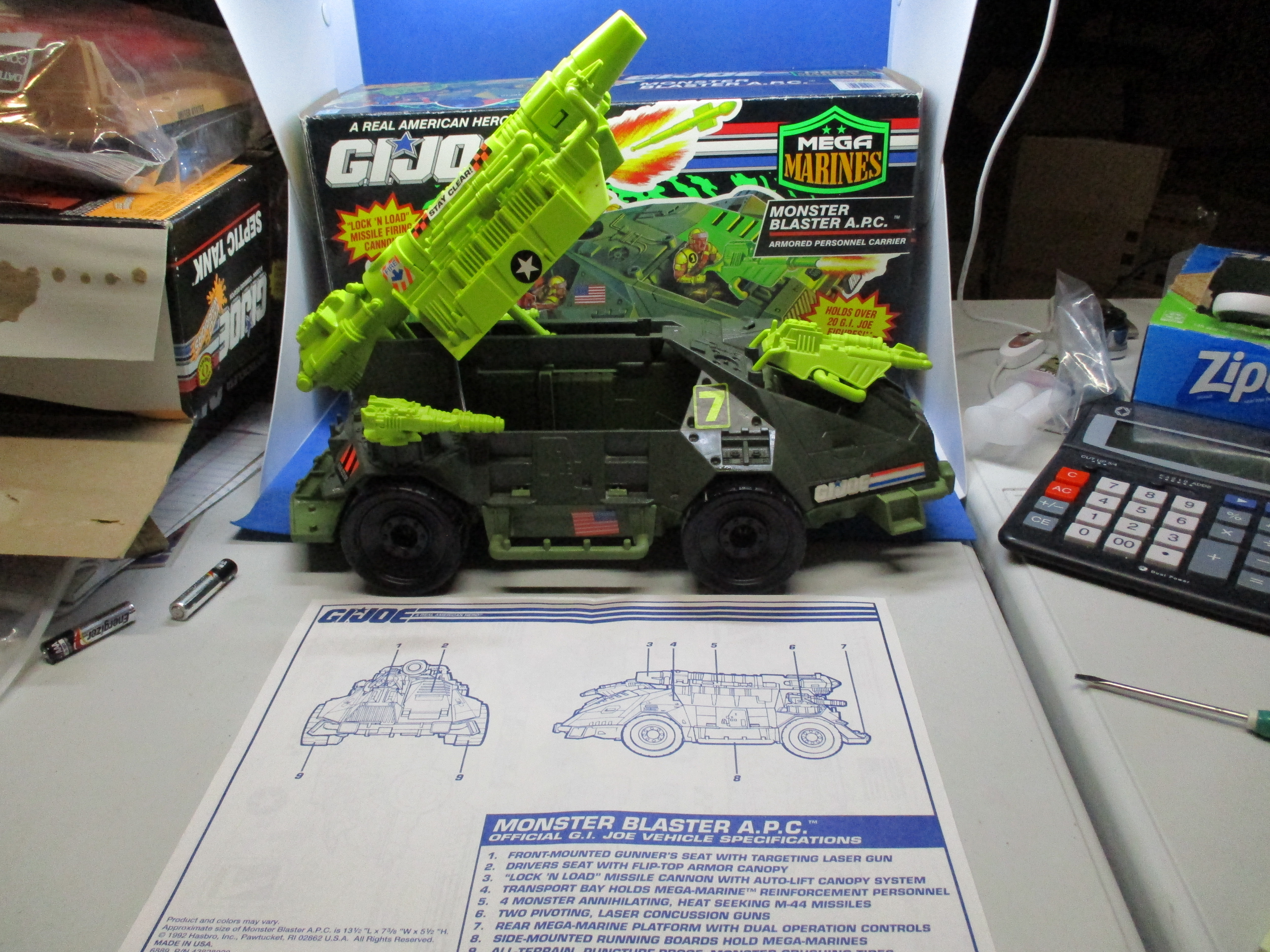 G I JOE SGT SAVAGE GRIZZLY SS-1 w box 1994 nice | Family Legacy