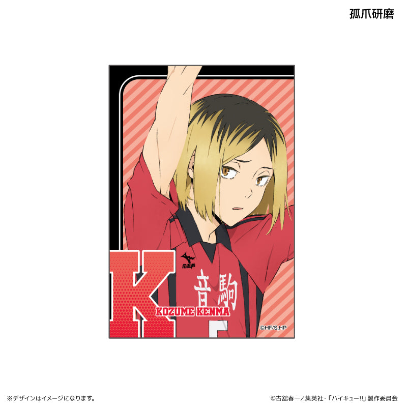 スクエア缶バッジ イニシャル体操ver. 孤爪研磨 – FAN+Life