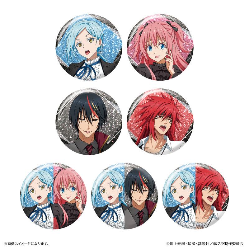 転生したらスライムだった件 トレーディングラメ缶バッジ 礼服 アップ