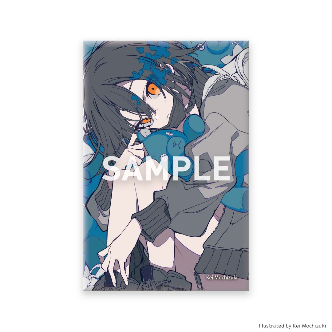 イラストスクエア缶バッジ ※ブラインド – FAN+Life