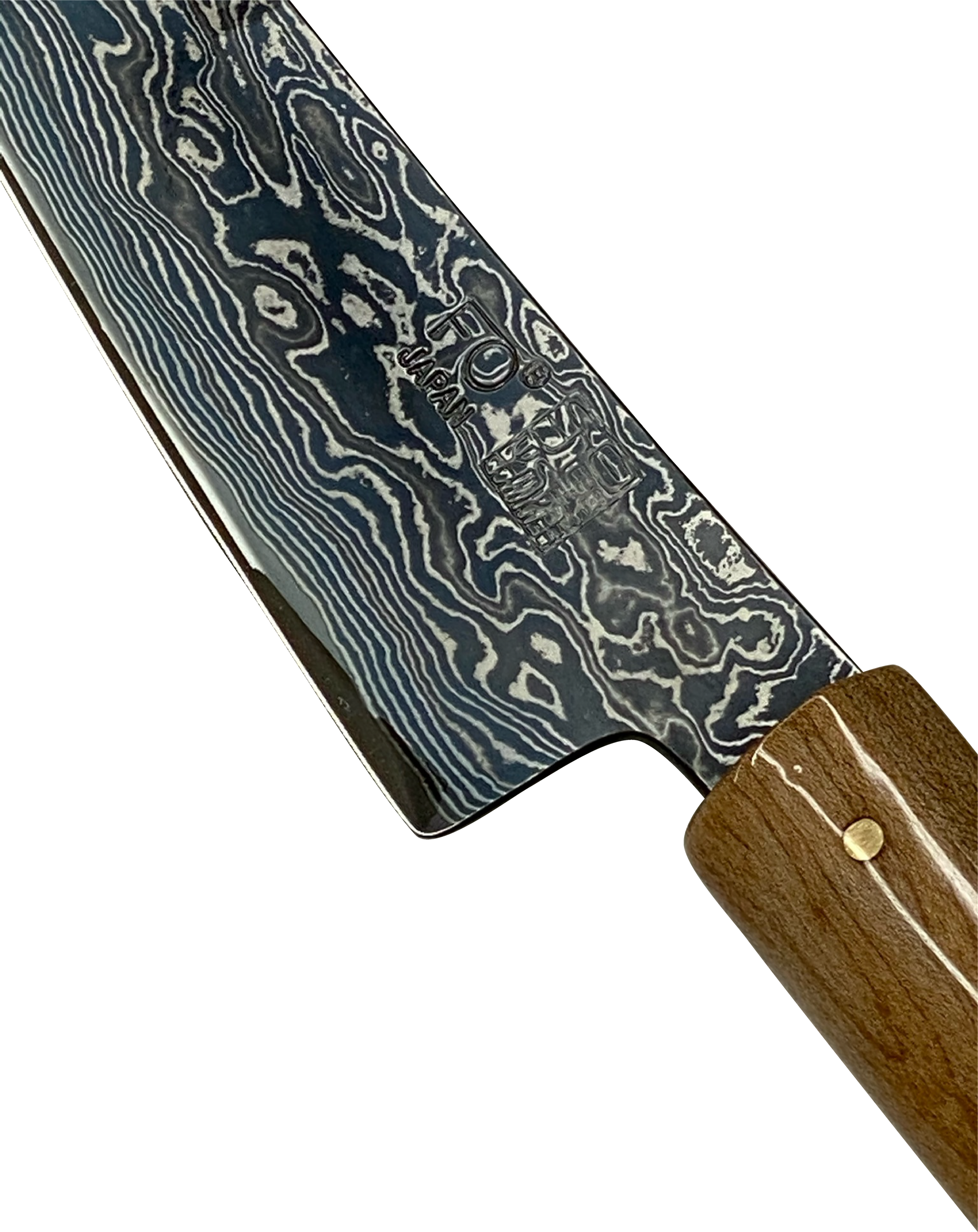 ダマスカス包丁 ブラック無心TT 菜切