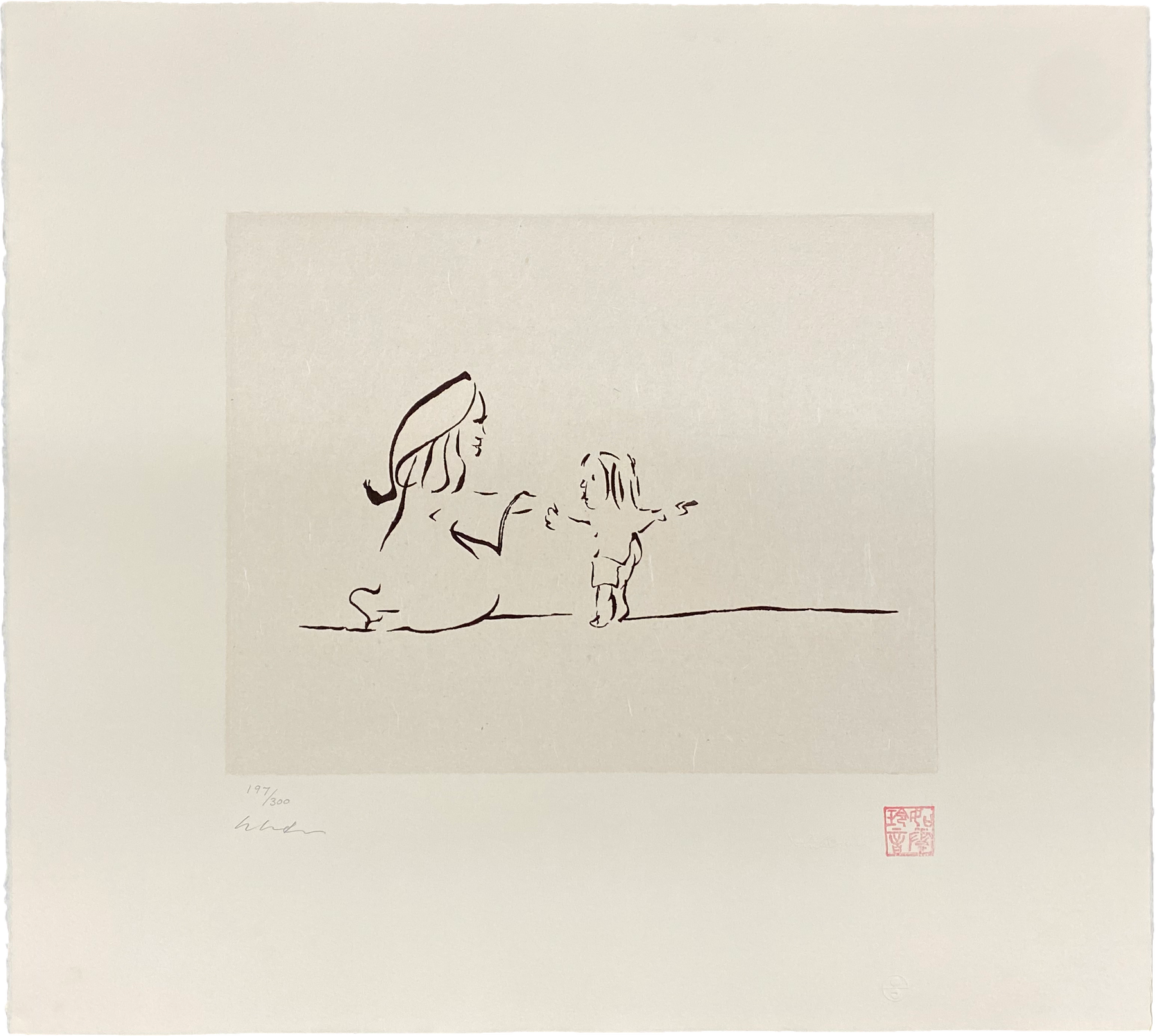 ジョン・レノン版画作品「LOVE（ラヴ） - 軽井沢シリーズ - リトグラフ