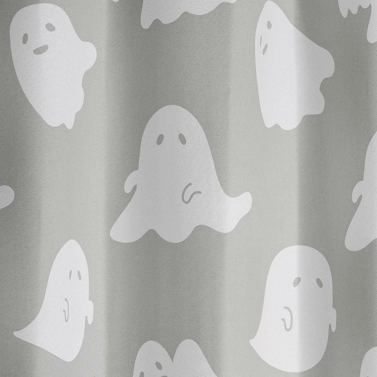 子供部屋に！かわいらしい「おばけ」をデザインした2級遮光カーテン