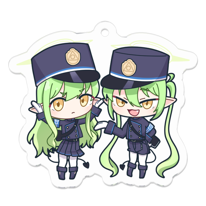 ブルアカアクキー 橘ヒカリ&橘ノゾミ - 甘串屋 - BOOTH