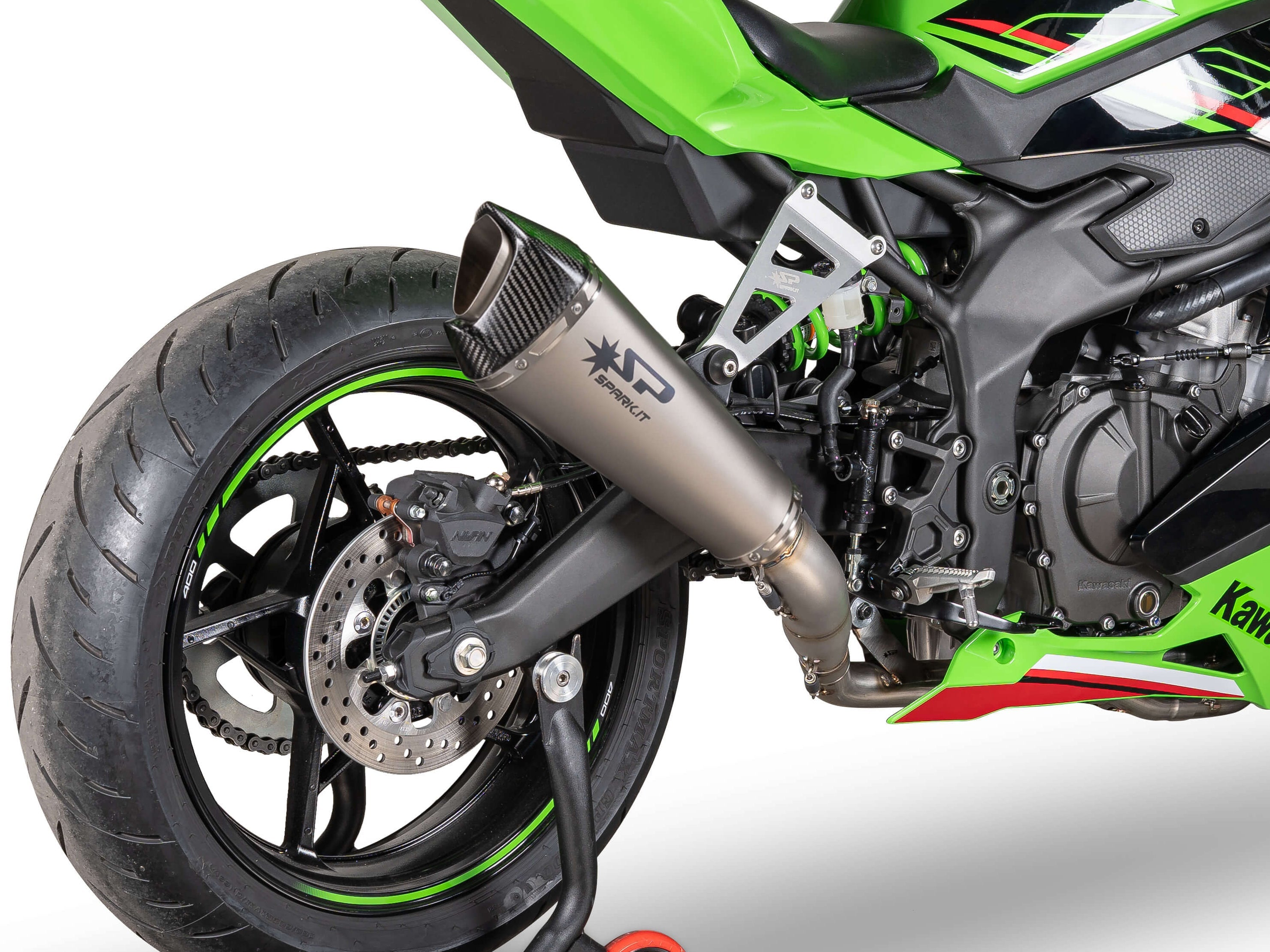 SPARK Kawasaki ZX-4RR Racing Titanium Exhaust System – Factory Racing