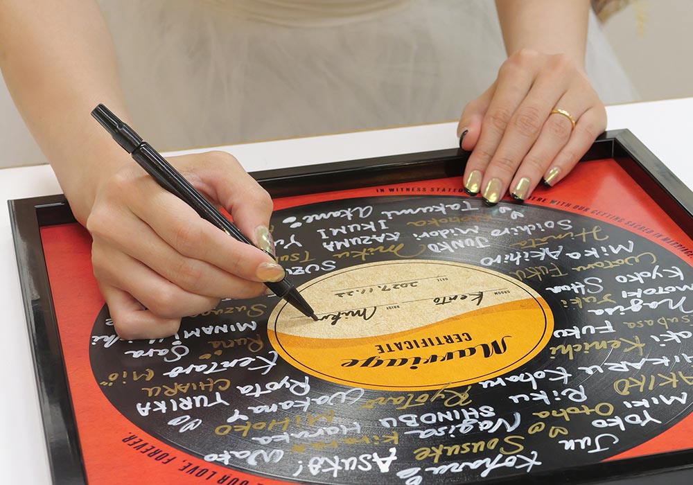 Hikaru様 レコード結婚証明書 レコード盤 オリジナル結婚証明書 prop