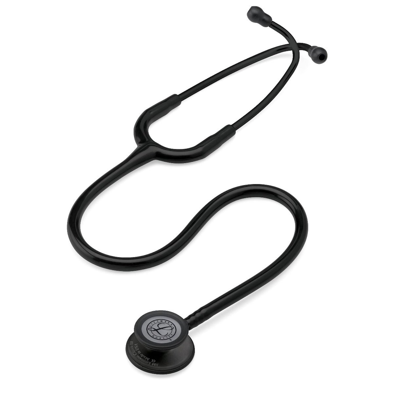 3M Littmann Classic III Stethoscope | Black Edition | Black Plated Che