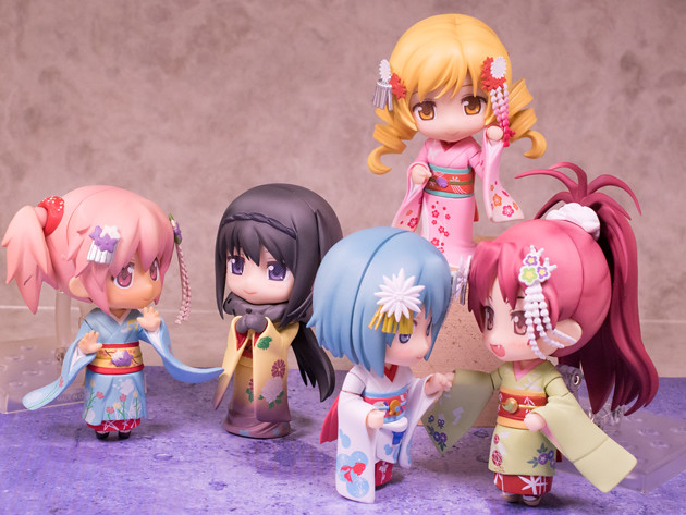 魔法少女まどか☆マギカ フィギュア 舞妓・晴着 5体セット 魔法少女