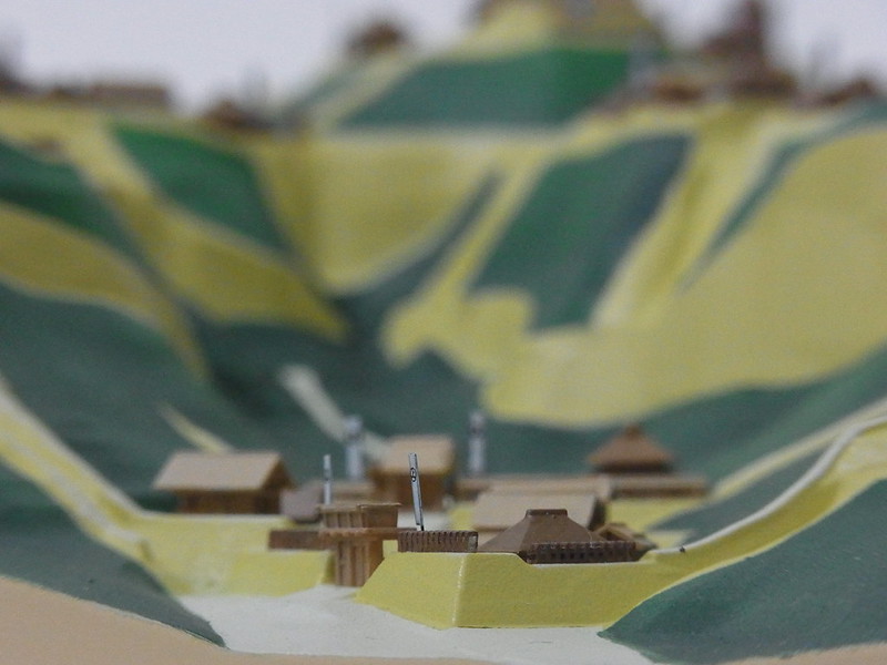 高天神城のジオラマ復元模型（城ラマ） | 高天神城のガイド | 攻城団