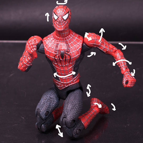 レビュー ToyBiz 映画『スパイダーマン2』6インチフィギュア アソート2