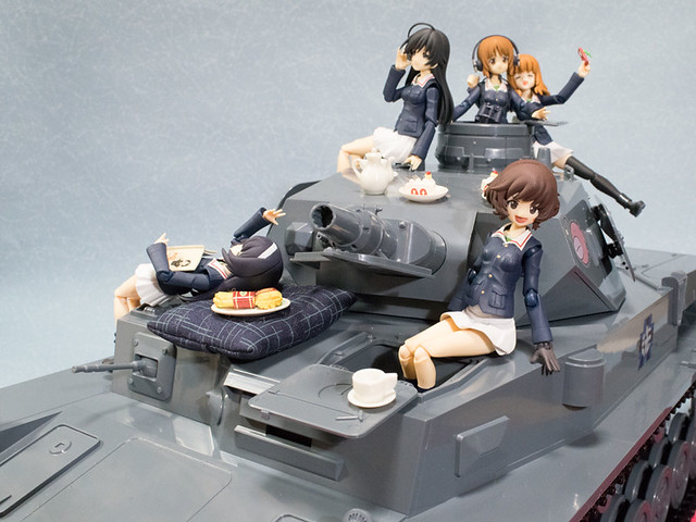レビュー figma Vehicles IV号戦車D型 本戦仕様（ガールズ＆パンツァー