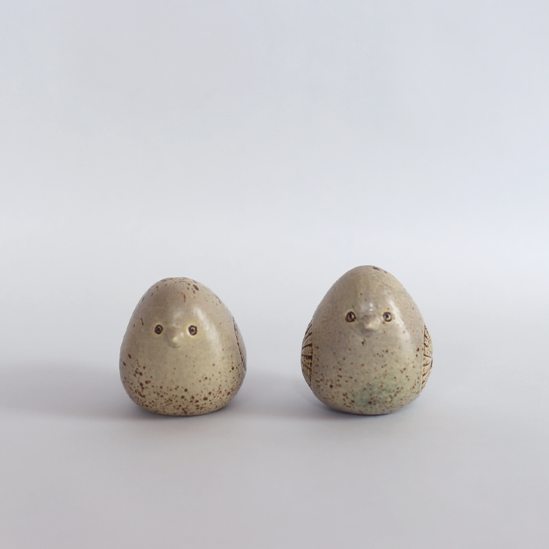 Lisa Larson(リサラーソン) オブジェ BIRD 鳥の置物 バード he she