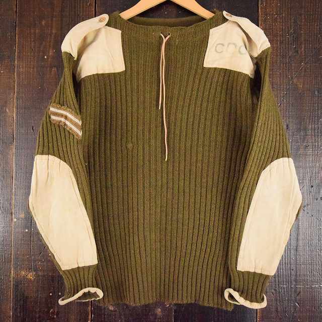 SALE】 1960's BRITISH ARMY コマンドセーター ステンシル入り SIZE2