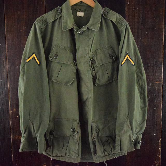 60's US.ARMY ジャングルファティーグジャケット 1st パッチ付き60年代