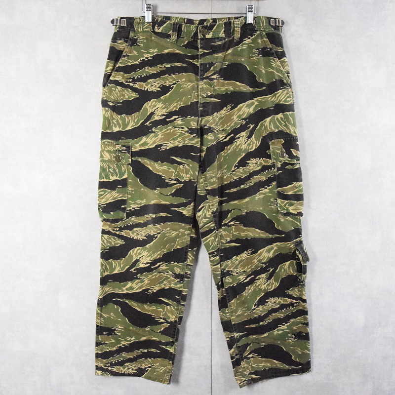 60年代 60s ミリタリー カモフラージュ 迷彩 タイガーストライプ