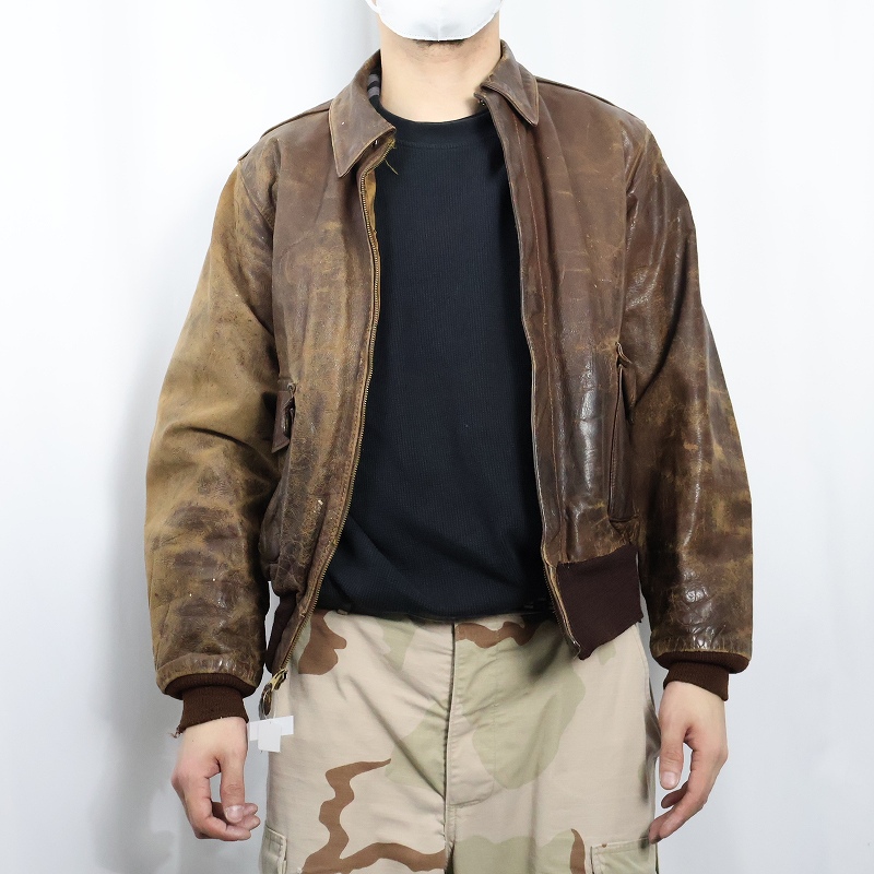 40年代 40s アメリカ軍 米軍 エアフォース WWII 空軍 ミリタリー 茶色