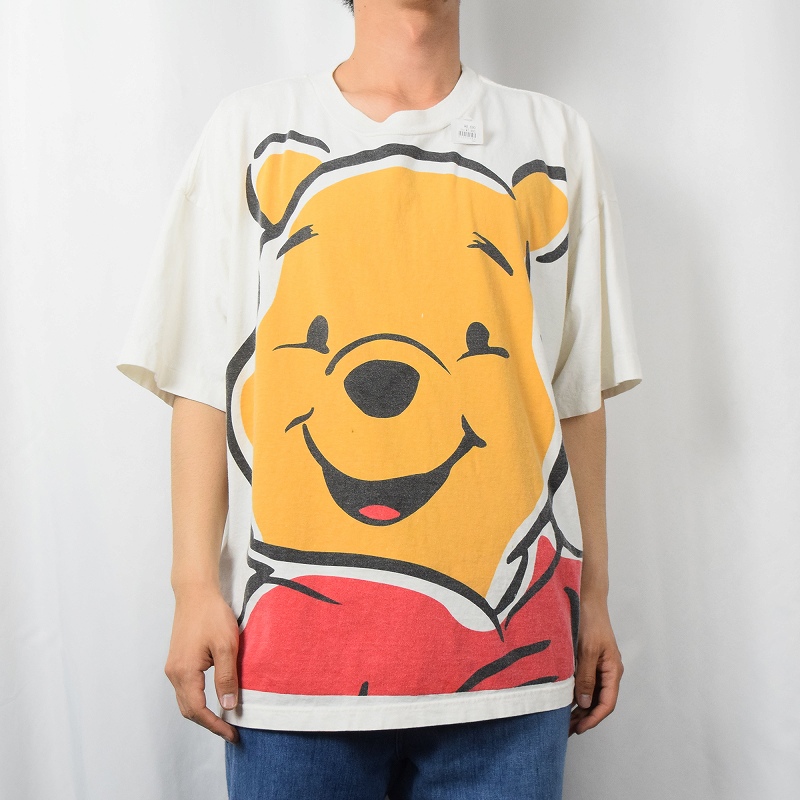 90年代 90s アニメ ディズニー 白 ホワイト Pooh |ヴインテージ古着屋