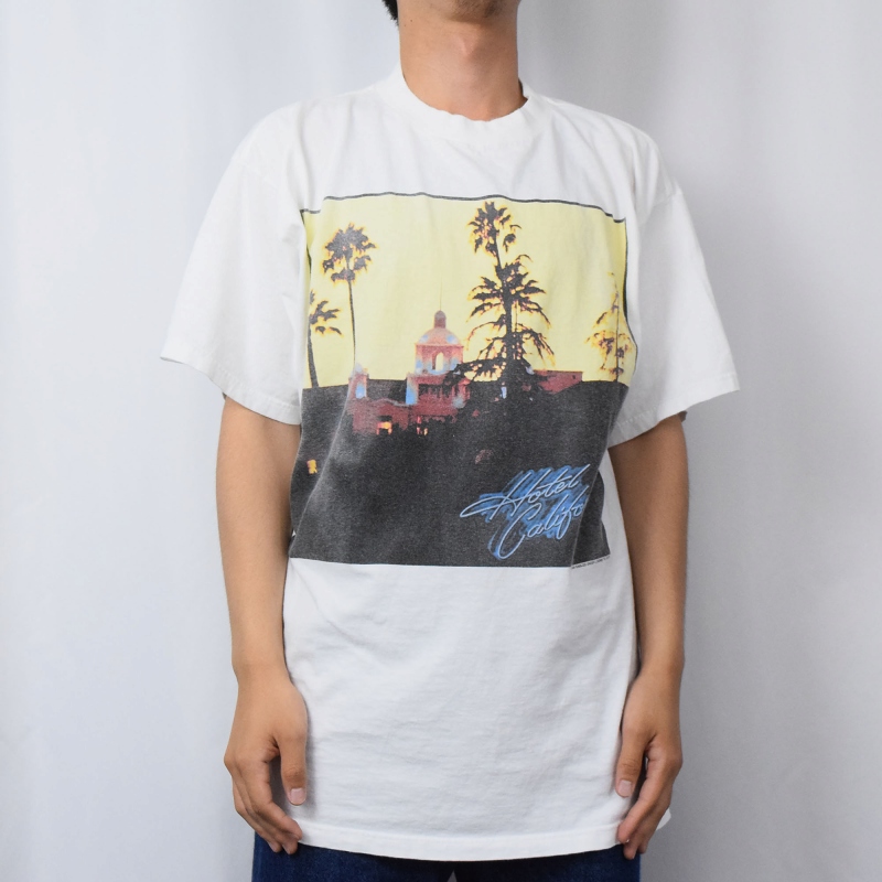 90年代 90s ホテルカリフォルニア イーグルス バンT ミュージック 音楽