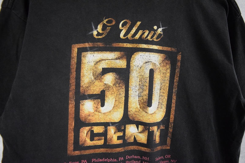 2000s 2000年代 ジーユニット フィフティセント ラッパー ラップT