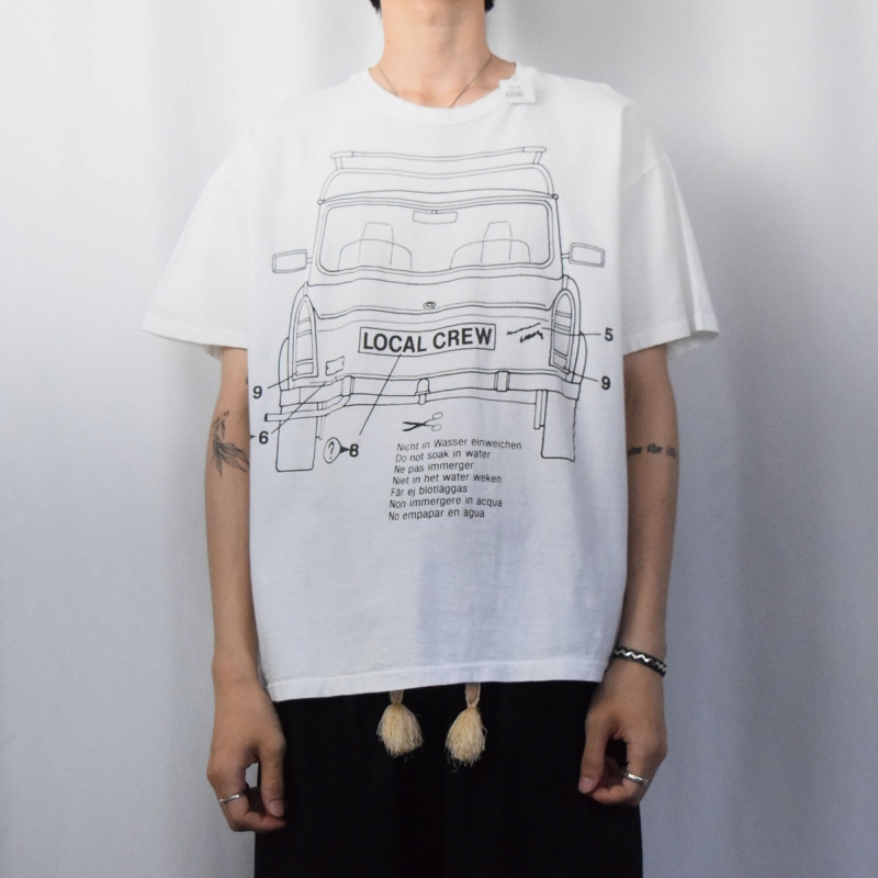 90s 90年代 ユーツー バンT バンド 音楽 ミュージック 半袖 車