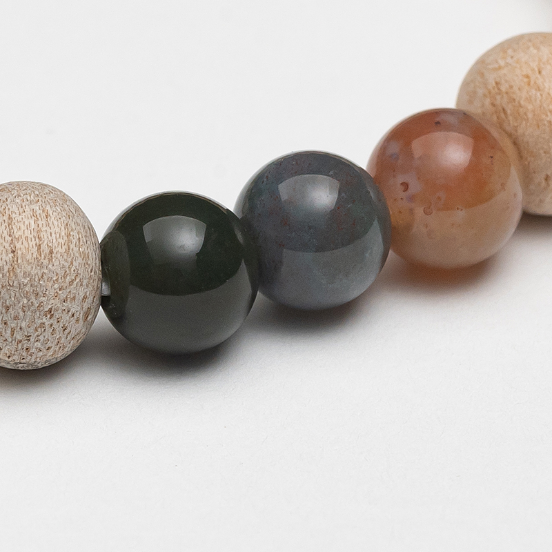 宮本我休 韋駄天念珠（仏像木ブレスレット）7mm26珠