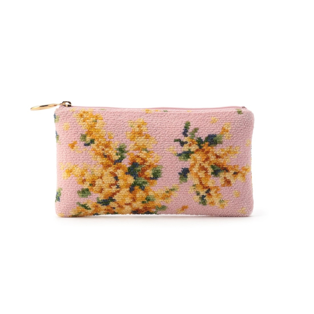 ミモザソラーレ フラットポーチ MSO-246048（WEB限定）(ペールピンク