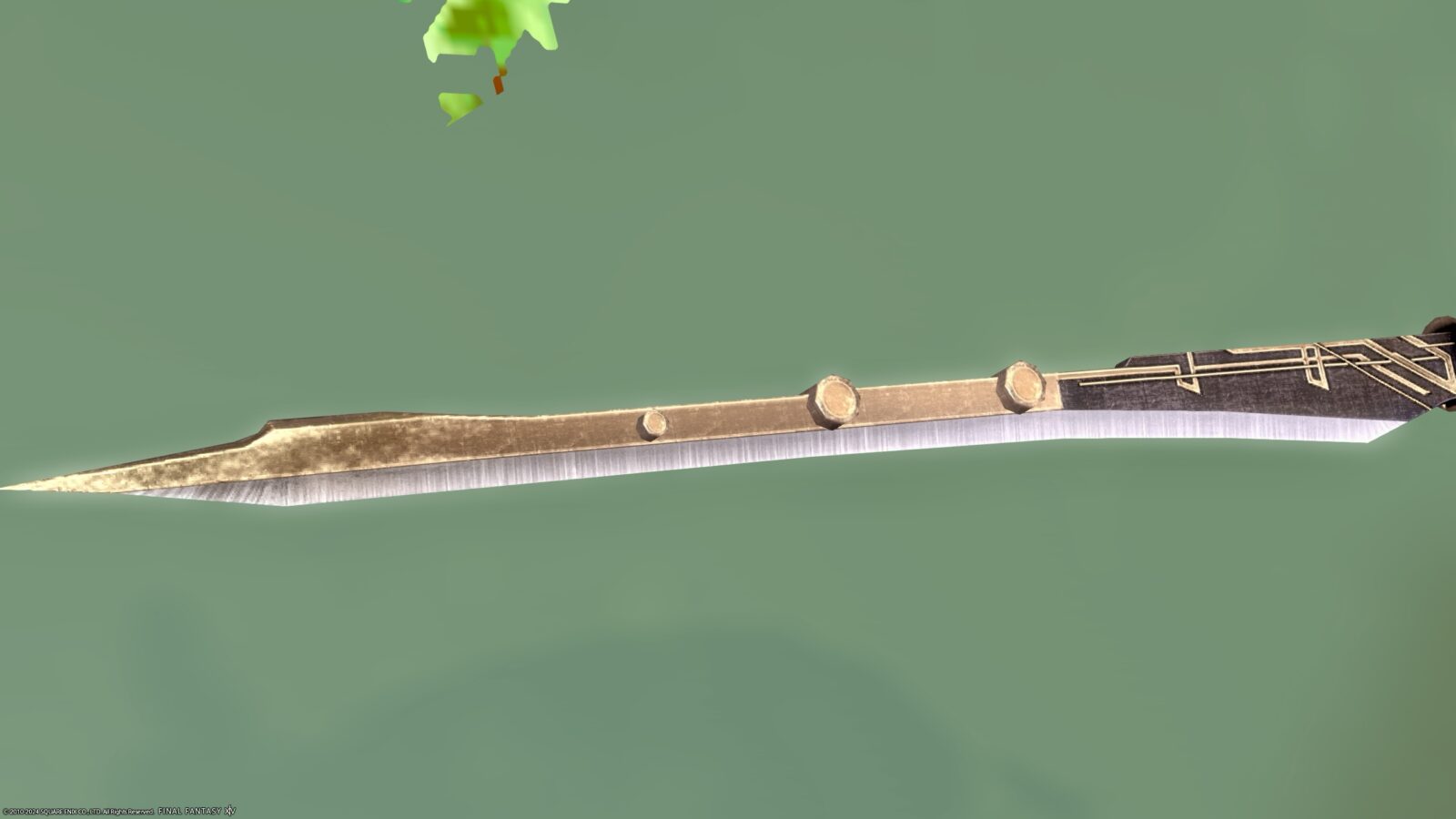 リボンのベルが可愛いアンティークな赤魔道士細剣『クラシカル