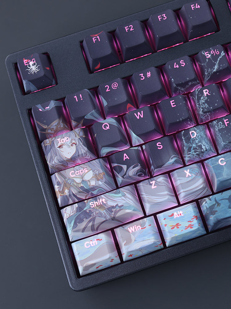 Arknights Skadi the Corrupting Heart Keycaps Set Anime Keycaps