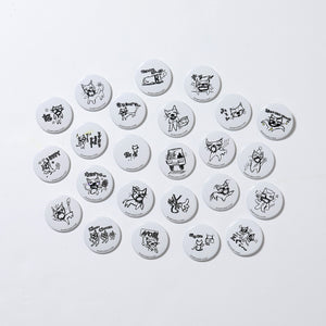 幸祜】ランダム缶バッジ全48種（幸祜＋ネ祜LINEスタンプ）／3rd ONE